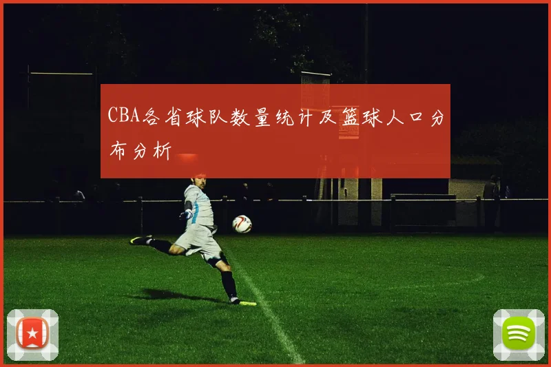 CBA各省球队数量统计及篮球人口分布分析